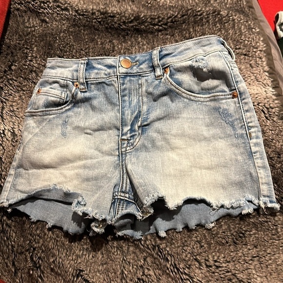 Kendall + Kylie The Icon style  distressed Jean Short Sz 24 - Picture 11 of 11